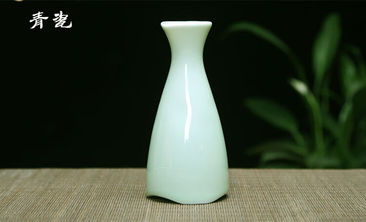 日式清酒壶白酒分酒器酒具套装家用陶瓷烫酒壶温酒壶黄酒烧酒杯子 胖