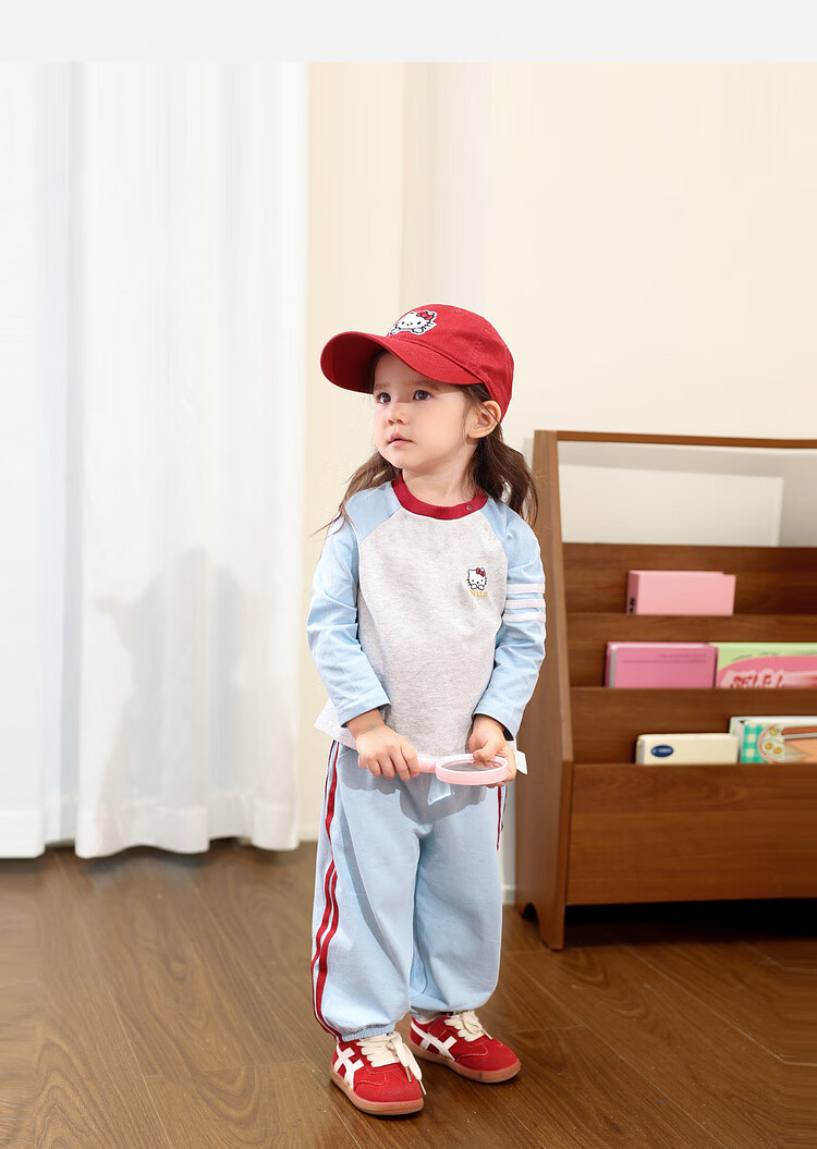 LUSON Little O Dad Baby Girl Toddler Set 2025 Autumn New Long Sleeve T-Shirt Sports Casual Fall Outfit 10