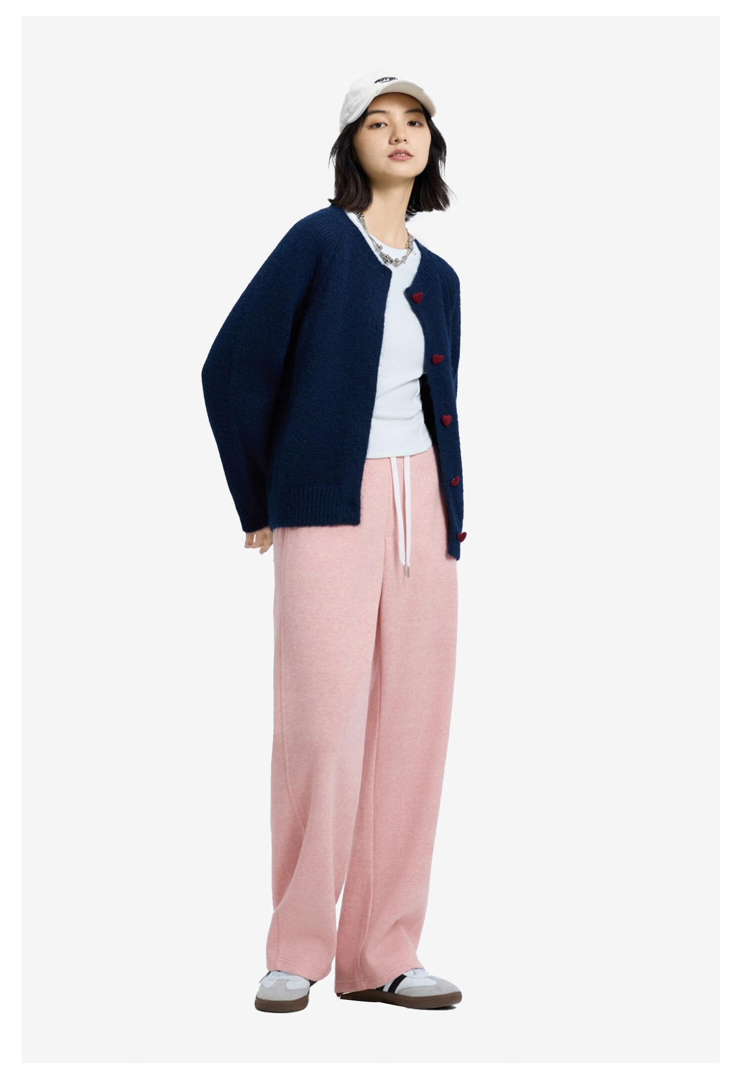Meters Bonwe Women's Casual Pants 2025 Autumn New Soft Comfortable Skin-friendly Draped Wide-leg Trousers 8