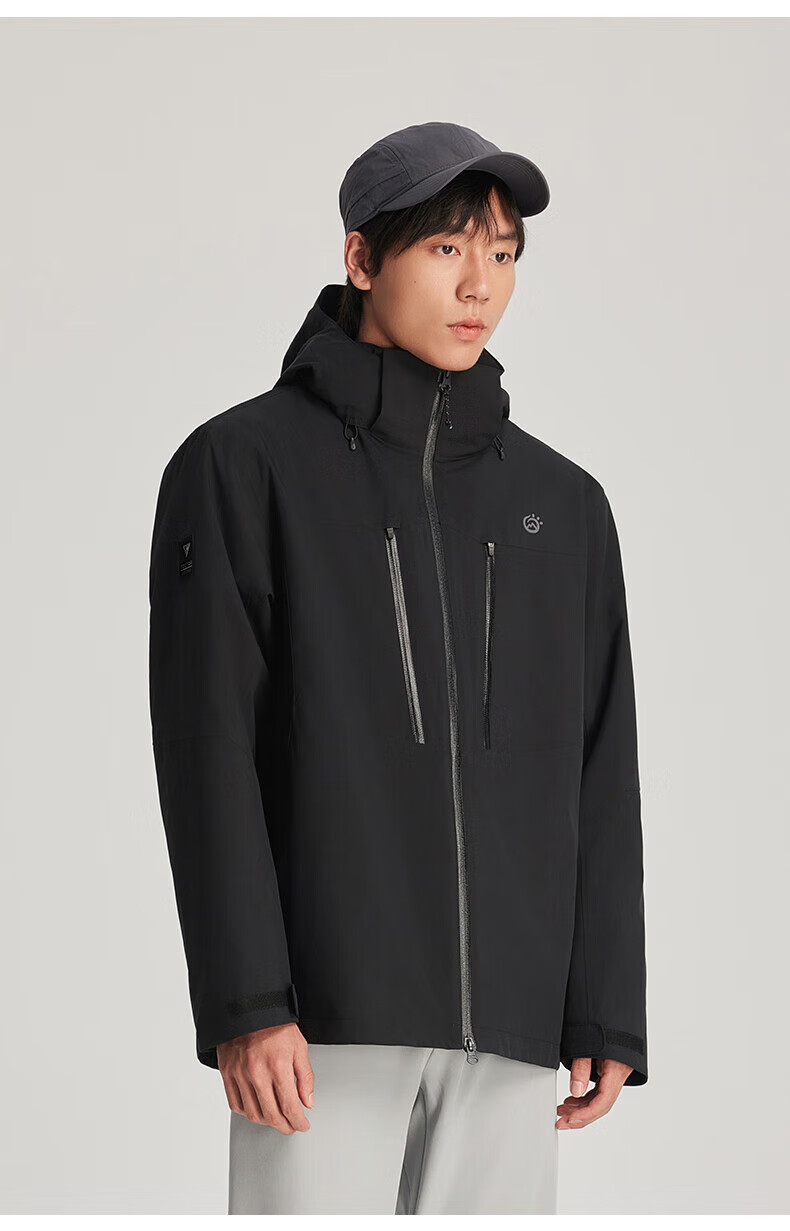 TECTOP Three-in-One Waterproof Hard Shell Jacket with Fleece Liner for Men Mountaineering 20