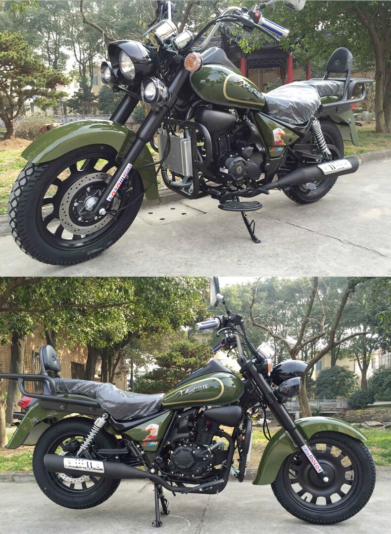 风暴太子摩托车跑车国四电喷风冷可上牌200cc长款骑士车跨骑太子款