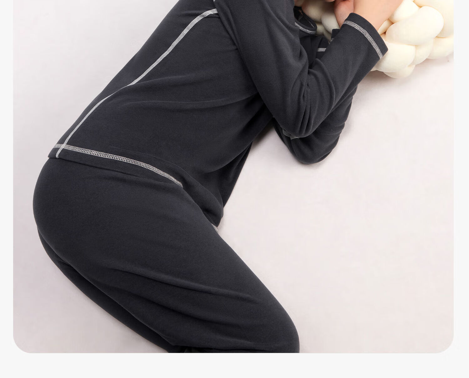 Zuo Xi Children's Thermal Underwear Set Boys and Girls Autumn Clothes 2025 New Homewear Base Layer Navy Blue 160 30