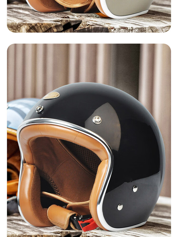 V Electric Motorcycle Helmet 3C Certified Unisex Commuter Safety Helmet Four-Season Lightweight Retro Half Helmet Pink Fits 57-60CM 15