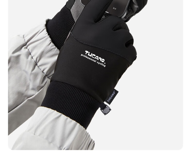 Woodpecker Winter Cycling Gloves Unisex Outdoor Touchscreen Waterproof Windproof Warm Fleece Lined Sports Gloves for Motorcycle and Electric Bike 14