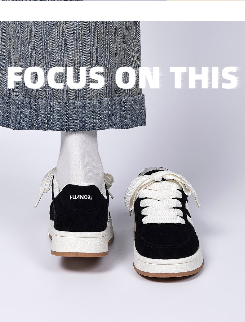 HUANQIU Classic All-match Platform Student Women's Shoes 2025 New Autumn Winter Women's Shoes Retro Casual Sports Shoes Women 4