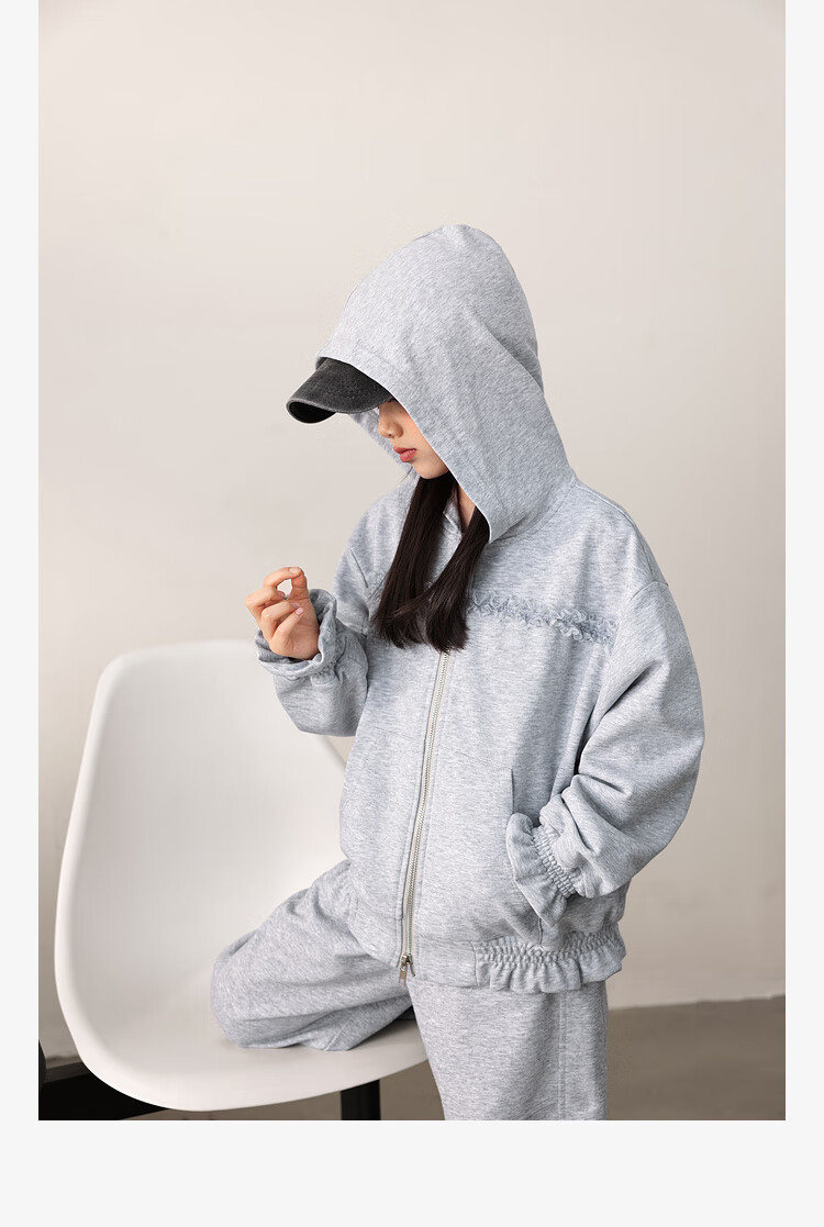 LUSON Chen Dazhu Girls Casual Set Autumn Thin Big Kids Sportswear Children's Autumn Clothes 7