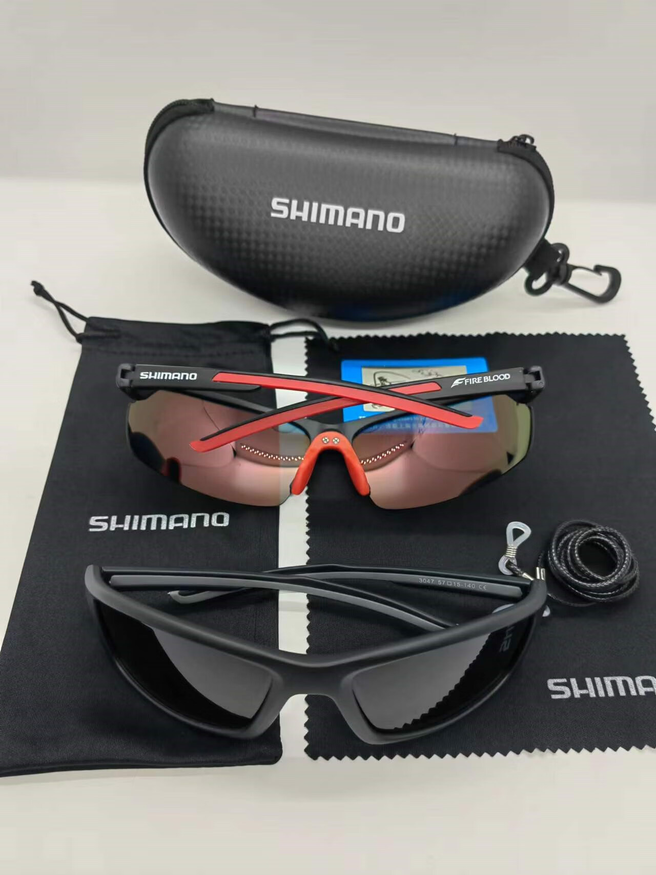 22新款喜玛诺钓鱼偏光镜路亚矶钓眼镜护目太阳镜护眼骑行sl-311r 浅