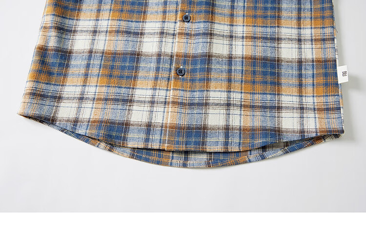 Duoduo Home [Green Blue Tune] Boys' Shirt 2025 Spring Season Change Children's Lightweight Jacket Soft Cotton Shirt for Older Kids 18