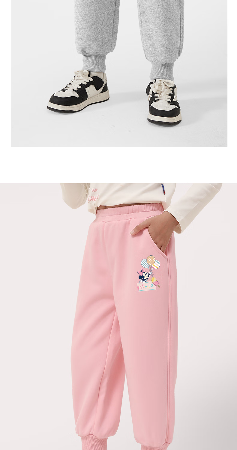 Disney Kids Cartoon Cute Girls' Outfit 2025 Autumn New Fashion Versatile Children's Fall Sportswear 7