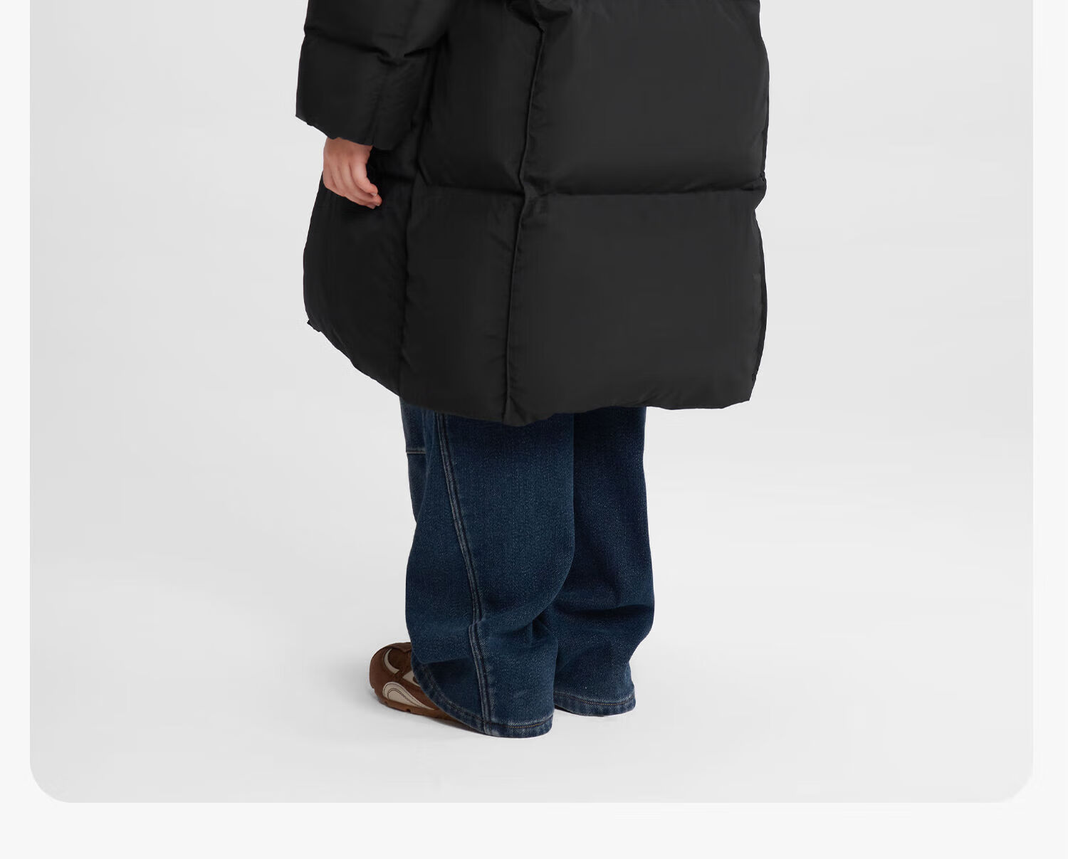Zuo Xi Boys' Mid-Length Down Jacket Winter Warm Thickened Hooded Coat Red Size 130 New Year Outfit 35