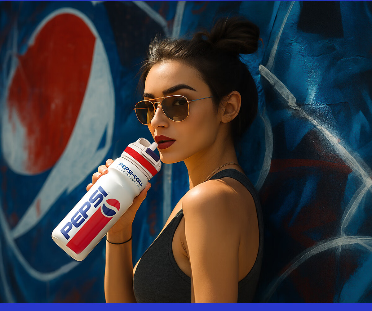 PEPSI Insulated Tumbler 316L Stainless Steel Straw Cup Outdoor Sports Water Bottle Portable Travel Cooler Cup Badge Pearl White 2