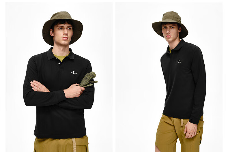 Biyinlefen [Long Staple Cotton] 2025 Autumn New Casual Light Business Simple Multi-color Skin-friendly Long Sleeve Polo Shirt for Men 10
