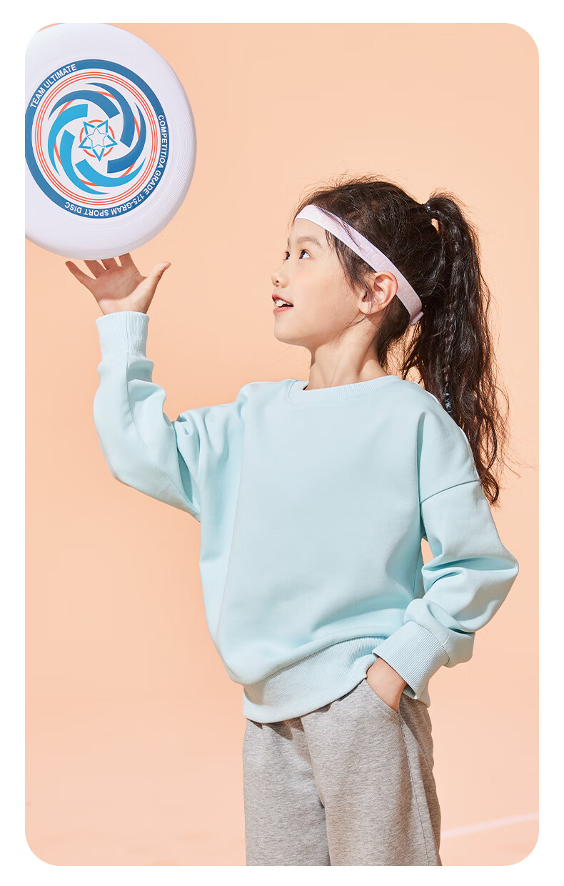 Jeanswest Girls' Sweatshirt, Spring And Autumn Style, 2026 New Collection, Children's Spring Top, Loose-Fitting Clothing for Older Kids, Long-Sleeved for Spring Seaso 3