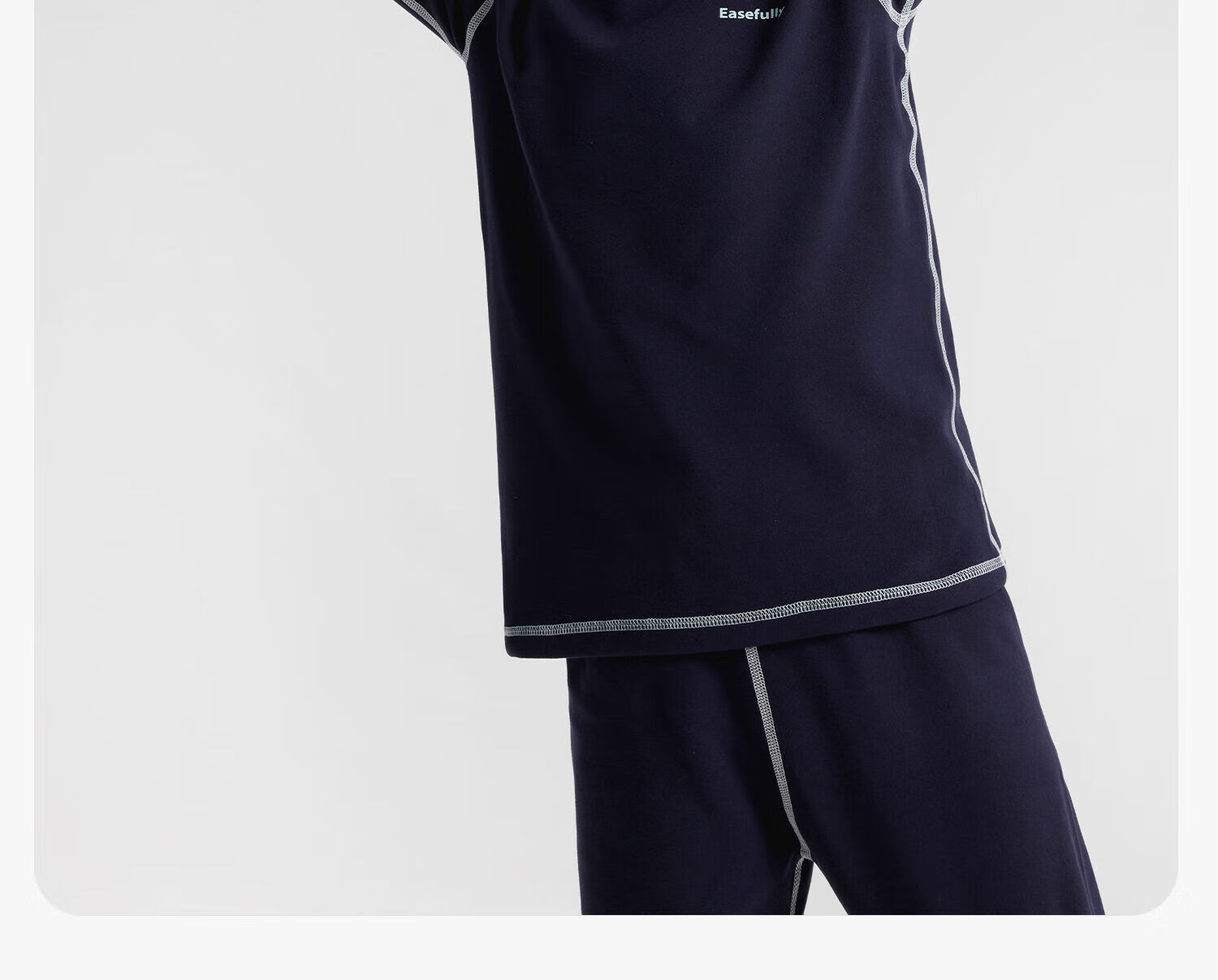 Zuo Xi Children's Thermal Underwear Set Boys and Girls Autumn Clothes 2025 New Homewear Base Layer Navy Blue 160 22