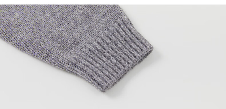 Papapapa Autumn Winter Kids Sweater Soft Skin-Friendly Warm Pullover Knitwear Light Gray 100 19