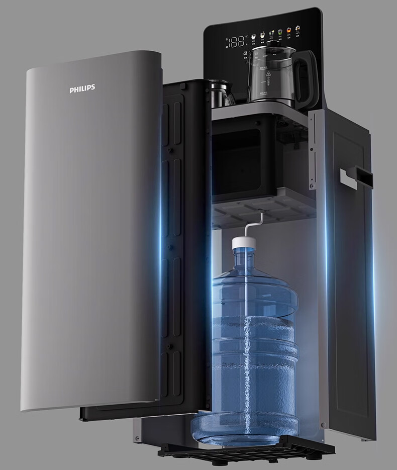 PHILIPS Flagship New High-End Smart Tea Bar Machine Home Curved Screen Fully Automatic Water Supply Tea Bar Cabinet Water Dispenser Integrated Multi-Level Temperature Control for Living Room and Offic 6