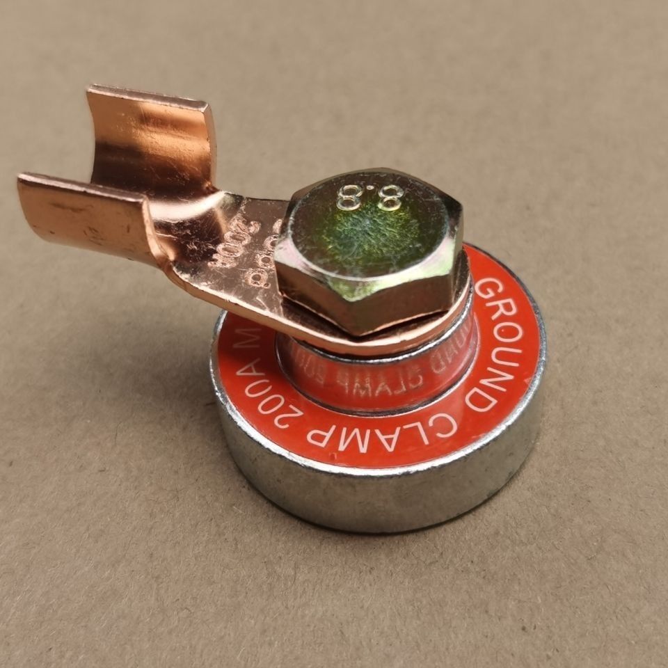 cbub 电焊地线 夹子接地线夹 搭铁线夹强磁接地器电焊机地线夹子搭铁