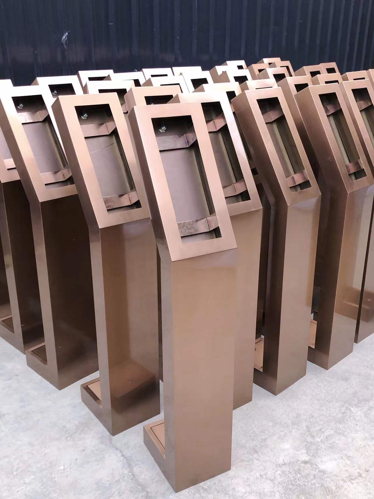 可视对讲底座小区门口机立柱门禁立柱人脸识别立柱底座曦筱茵 80*80*