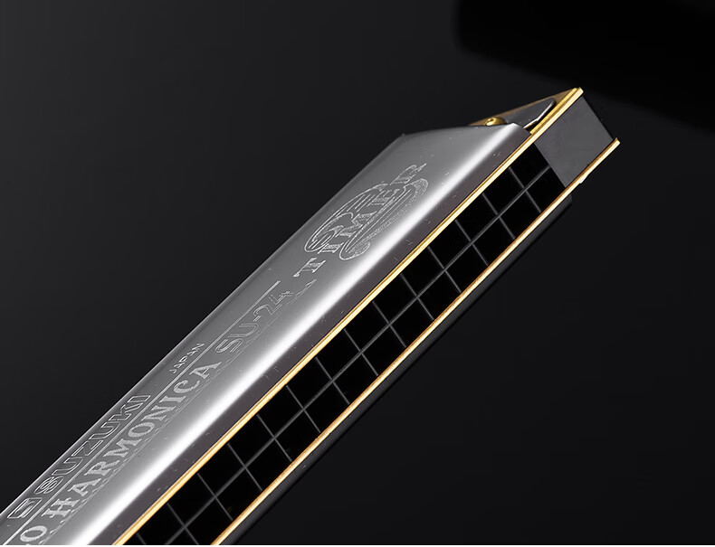 铃木suzuki京选日本口琴su24孔复音c调原装进口初学者学生男士女专业