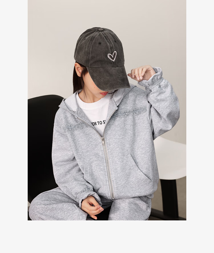 LUSON Chen Dazhu Girls Casual Set Autumn Thin Big Kids Sportswear Children's Autumn Clothes 23