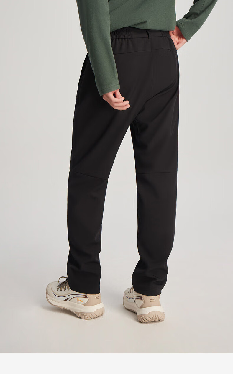 Tantuo Men's Fleece-Lined Warm Softshell Outdoor Hiking Pants 19