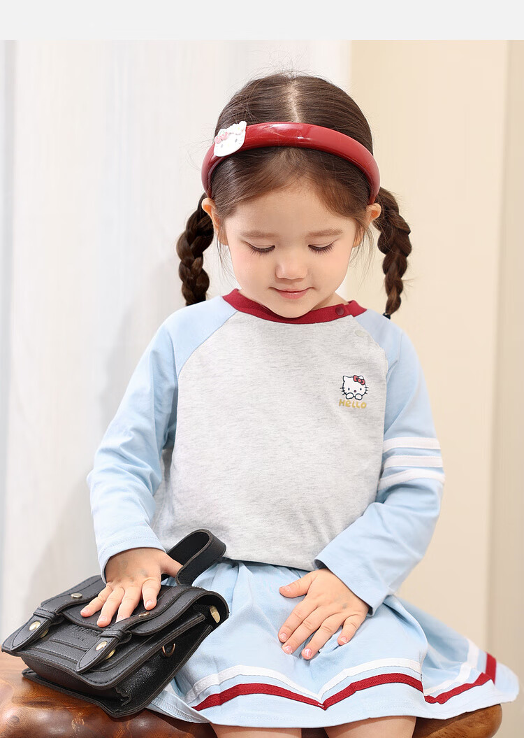 LUSON Little O Dad Baby Girl Toddler Set 2025 Autumn New Long Sleeve T-Shirt Sports Casual Fall Outfit 13