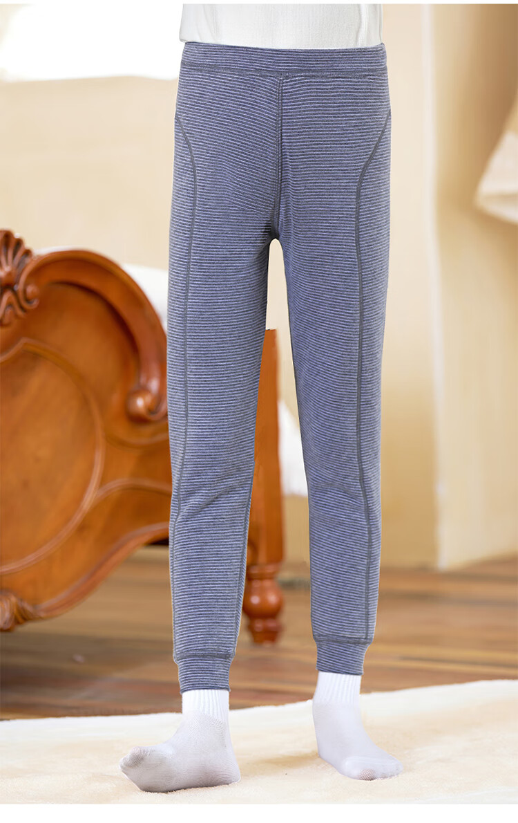 Yalu Children's Winter Thermal Fleece Thickened School Uniform Pants Silk Girls' Inner Wear Leggings 16