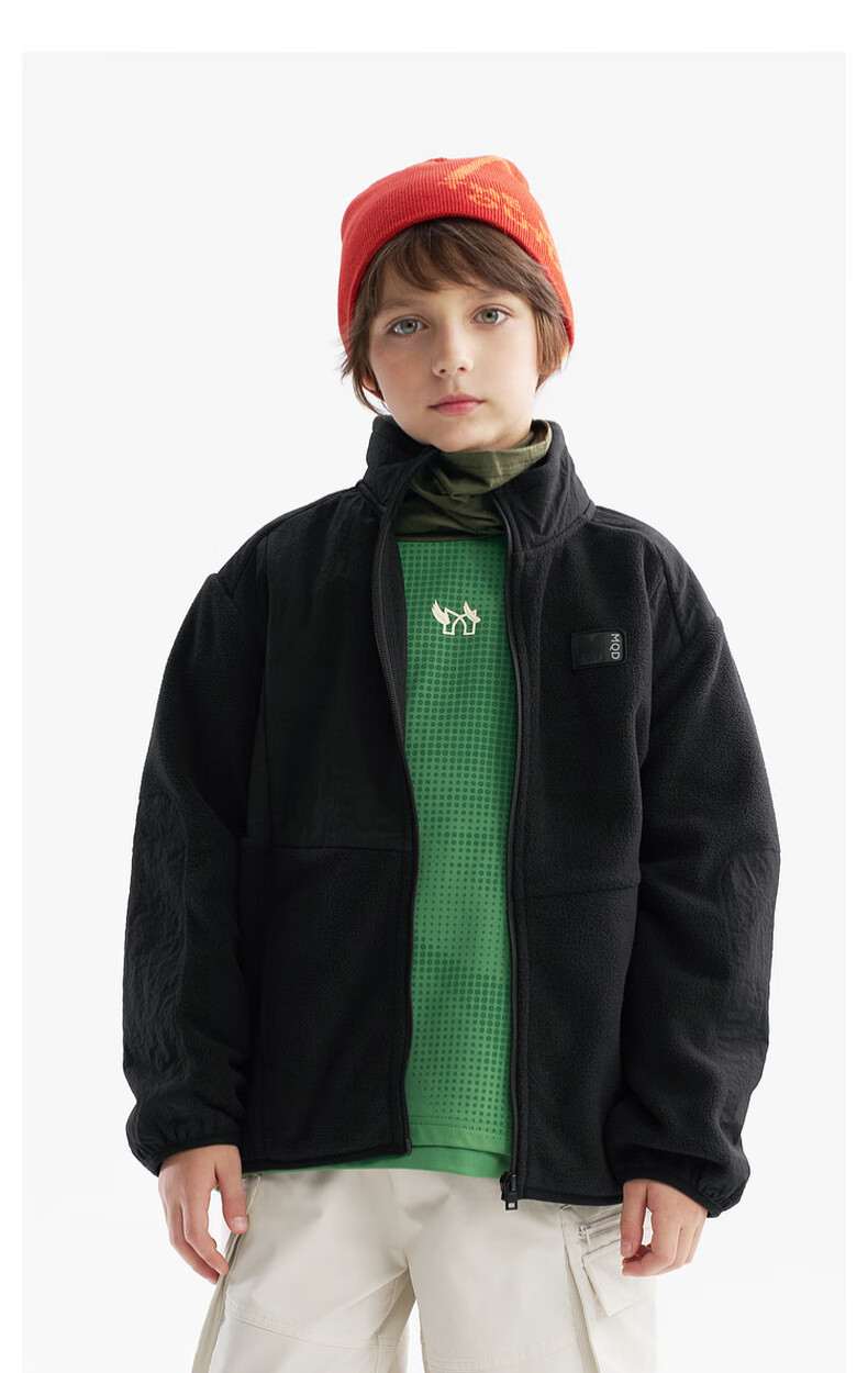 MQD Maqidun Kids Fleece Jacket 2025 Autumn New Unisex Children's Outerwear 7