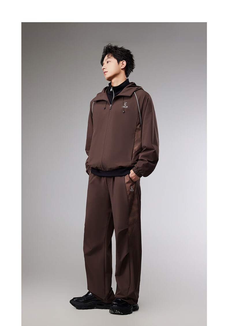 CABBEEN 70D Nylon Mountaineering Fabric Casual Men's China Rocket Collaboration Thick 3D Printed Winter 2025 Jacket 4
