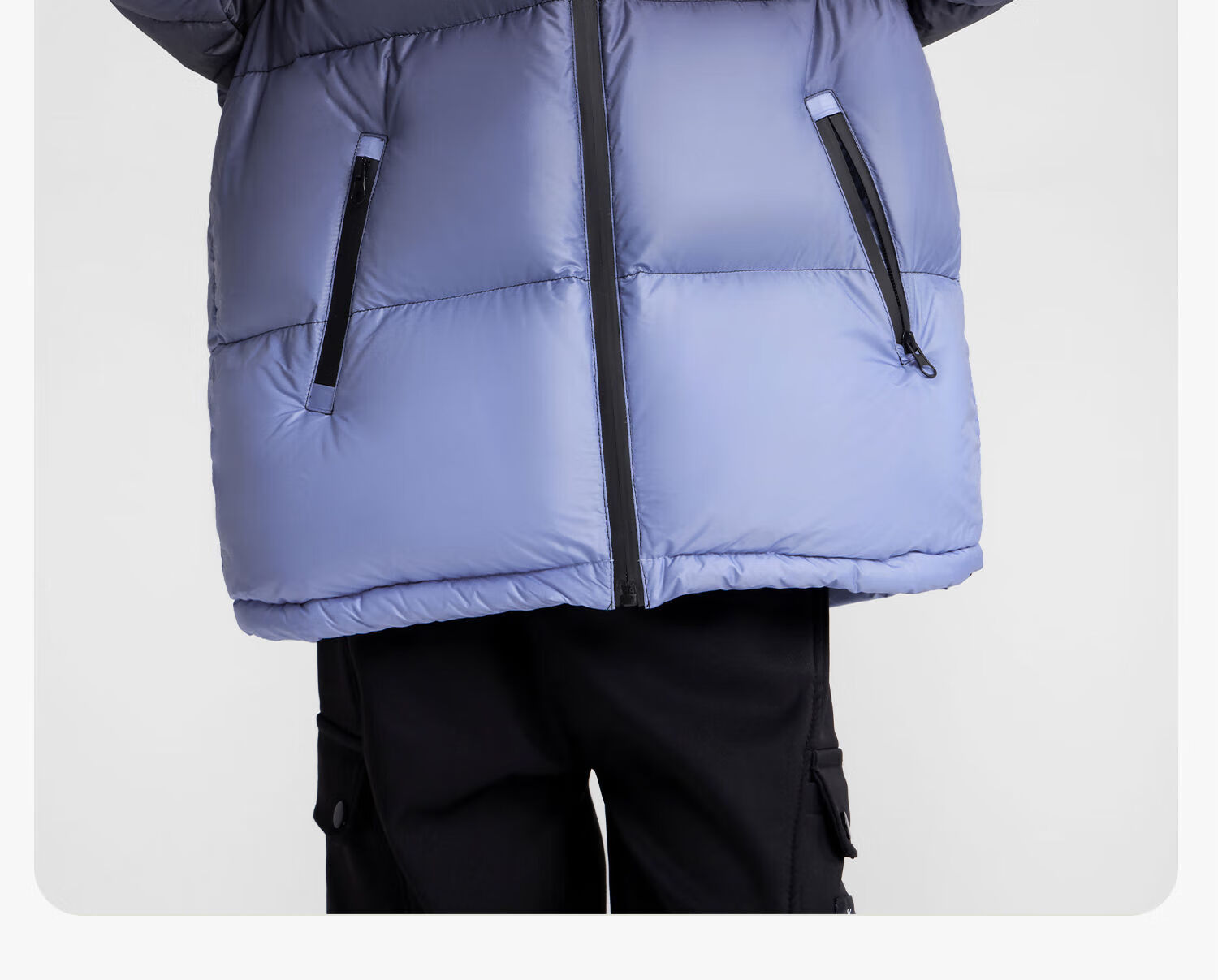 Zuo Xi Boys' Down Jacket Winter Warm 2025 New Children's Three-Proof Hooded Puffer Coat Blue 120 23