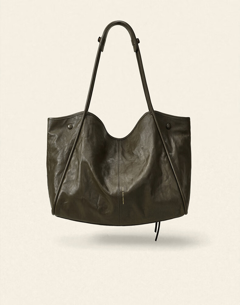 CASSILE Handbag for Women, Vegetable Tanned Cowhide Leather, Large Capacity Light Luxury Shoulder Bag, 520 Gift 14