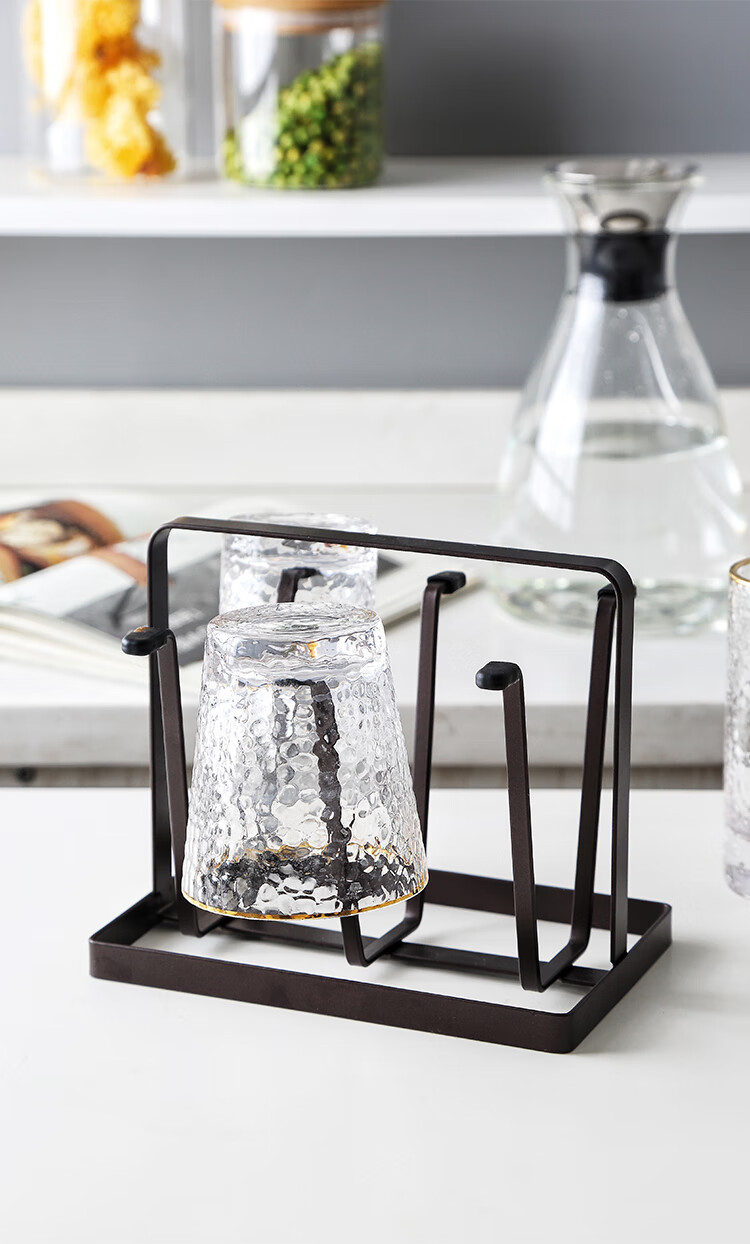 个物杯子架沥水器杯架托盘水杯架家用杯子收纳器玻璃杯架茶杯沥水架