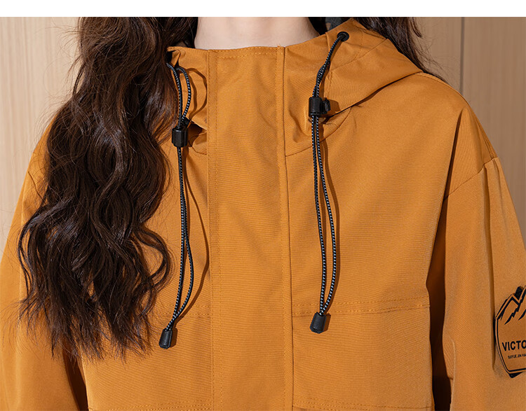 TonLion 2026 Women's Hooded Loose Workwear Stylish Comfortable Casual Jacket 17
