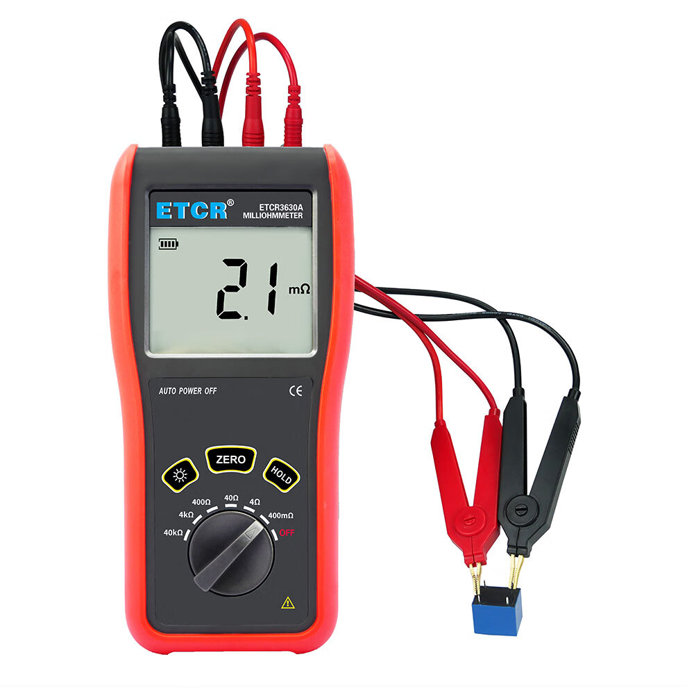 Irith ETCR3630A DC Low Resistance Tester Digital Milliohm Meter Contact Resistance Detector High Precision 2