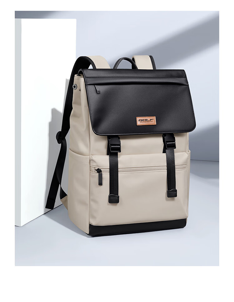 GOLF Casual Lightweight Men's Backpack Multifunctional Travel Bag Business Student School Bag 16-inch Laptop Bag 10