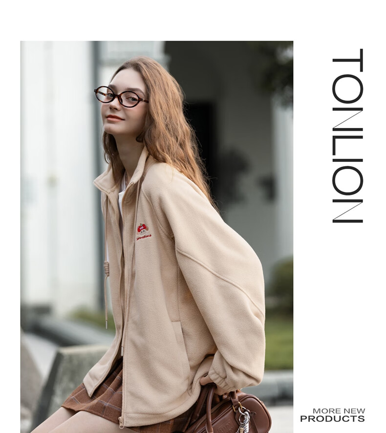 TonLion 2025 Winter Women's Stand Collar Left Chest Detail Long Coat 10