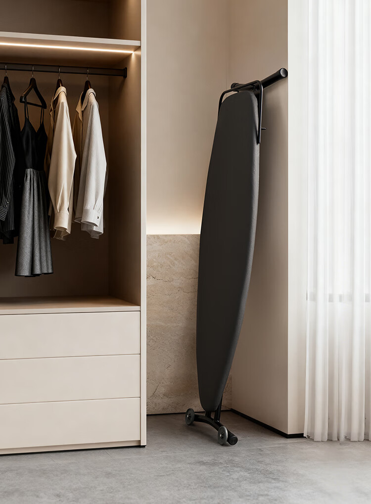 DAEWOO Folding Ironing Board Home Use Vertical Ironing Table Ergonomic Design Adjustable Height Ironing Board TB01 Deep Space Gray 11