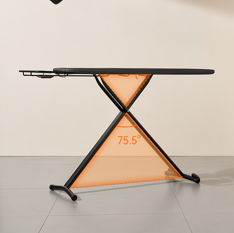 DAEWOO Folding Ironing Board Home Use Vertical Ironing Table Ergonomic Design Adjustable Height Ironing Board TB01 Deep Space Gray 9
