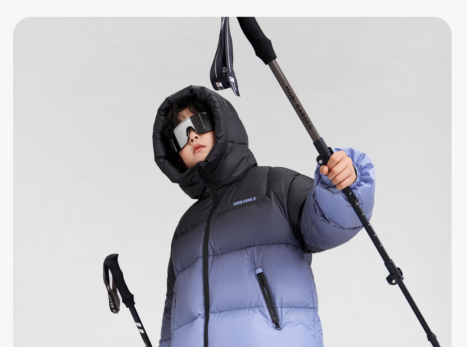 Zuo Xi Boys' Down Jacket Winter Warm 2025 New Children's Three-Proof Hooded Puffer Coat Blue 120 16