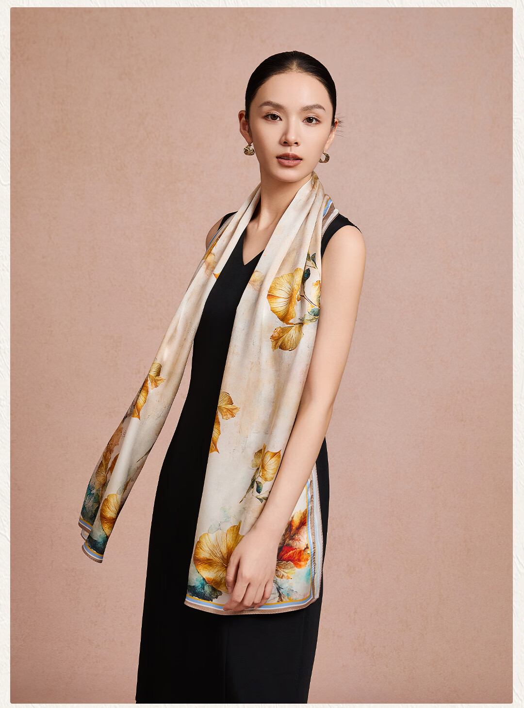 Shanghai Story [Upgraded 30% Encryption] Pure Silk Scarf Gift Box Mulberry Silk Shawl Birthday Gift for Mom Women 20