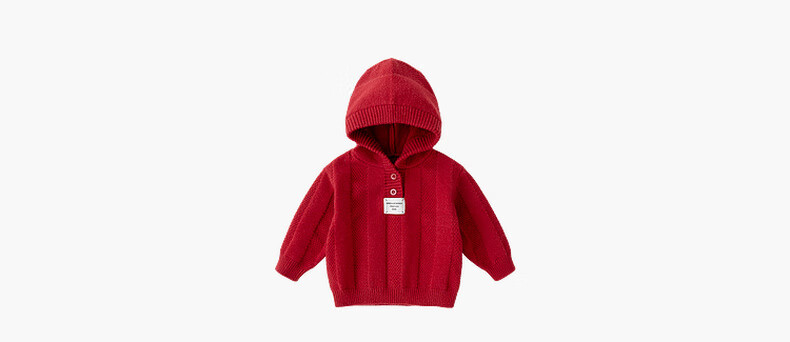Dudu Baby Hooded Sweater Winter Kids Pullover Top Boys Girls Autumn Winter Clothing Gray 120 3