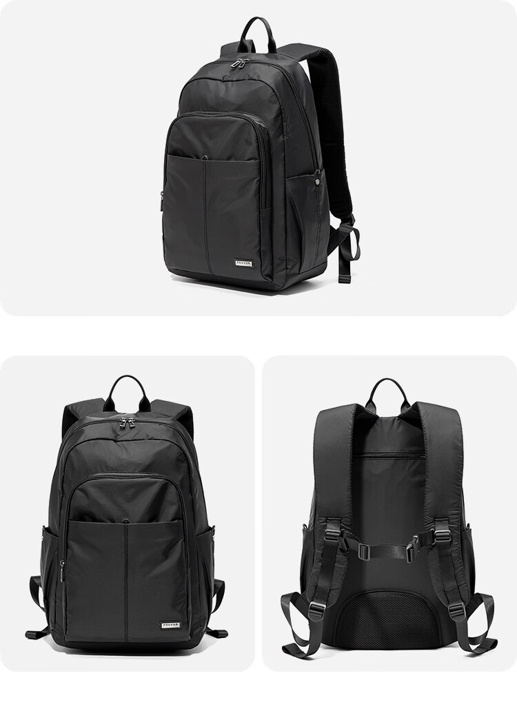 FOUVOR Firefox Casual Women's Large Capacity Oxford Cloth Backpack Short Trip Travel Bag Student Schoolbag Red 17
