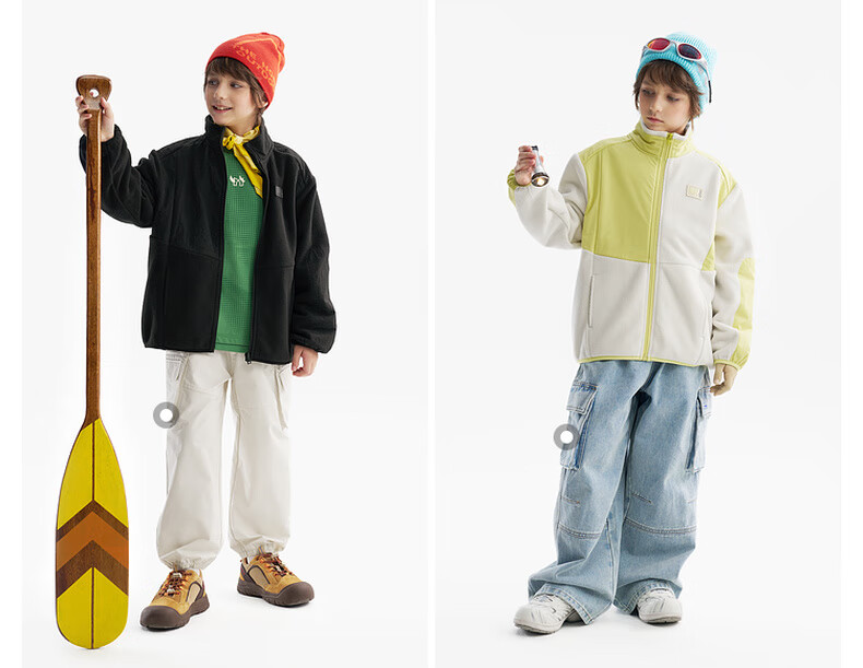 MQD Maqidun Kids Fleece Jacket 2025 Autumn New Unisex Children's Outerwear 6