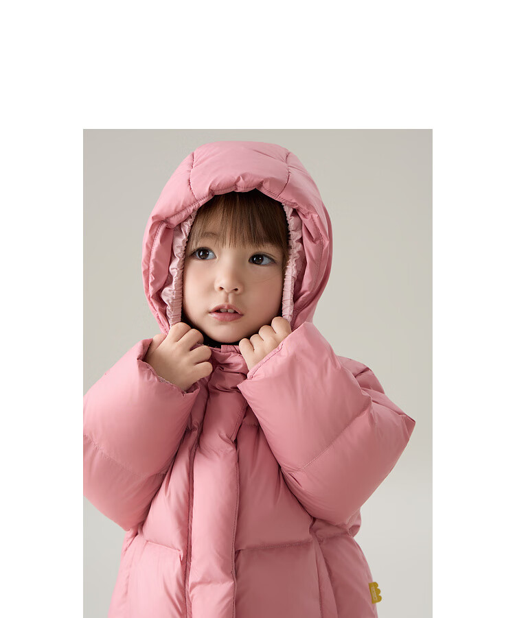 Papa [Three-proof] papa Winter Children's Down Jacket Boys and Girls Cold-resistant Antibacterial Anti-static Red 100 12