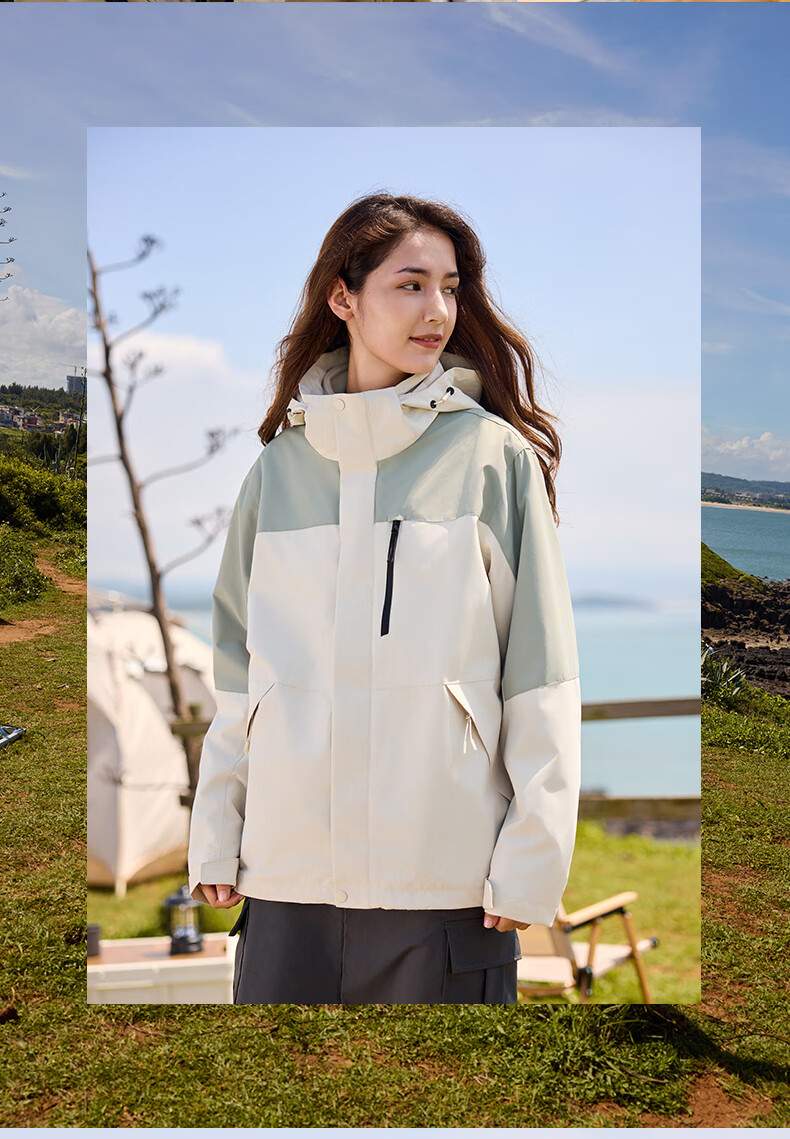 Snow Flying 3-in-1 Two-Piece Outdoor Jacket Unisex 2025 Autumn Winter New Couple Detachable Fleece Liner Coat 13