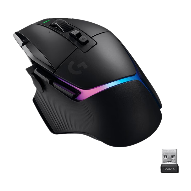 Logitech G502 X PLUS LIGHTSPEED Wireless RGB Gaming Mouse Black