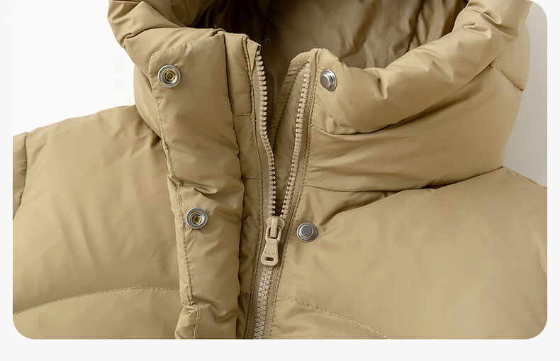 Dudu Home [DuPont Three-Proof] Baby Down Jacket Winter Children's Hooded Coat Boys Warm Clothing Trendy Green 110 16