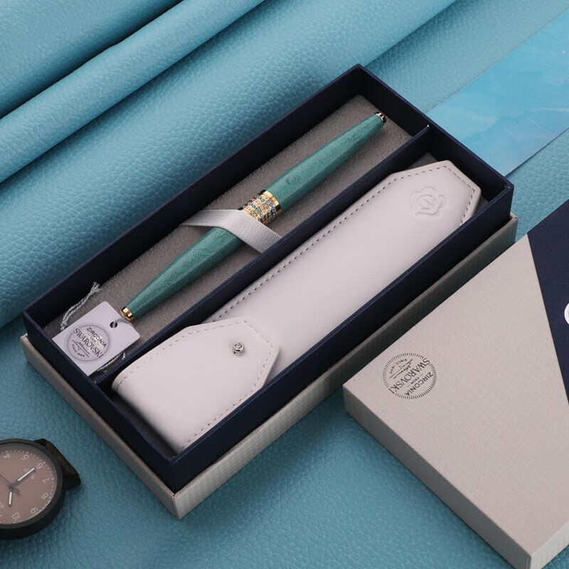 HERO Premium Collection Ladies' Fountain Pen Signature Pen, High-End Luxury Office Gift, National Day And Birthday Present, HS208-A/Packaged in Floral Gree 4