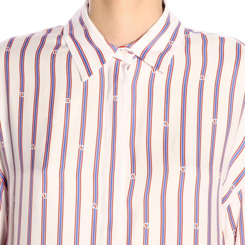 pinko品高 上衣女士奢侈品条纹衬衫 zeg it-38【图片 价格 品牌 报价