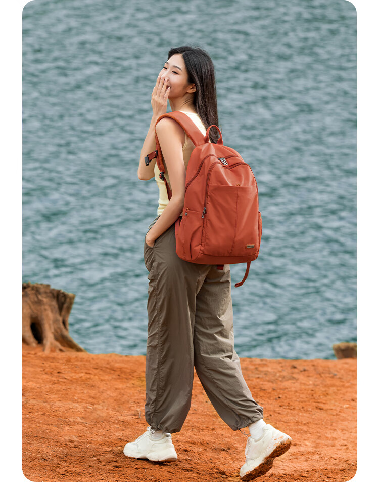 FOUVOR Fashion Women's Outdoor Casual Oxford Cloth Backpack Large Capacity Short Trip School Bag Gray 2